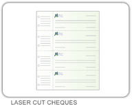 Laser Cut Cheques