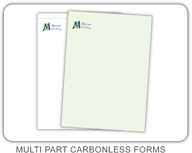 Multi Part Carbonless Forms